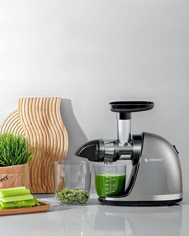 Versatile Cold Press Juicer - Easy Clean and Quiet Motor, Perfect for Families gallery