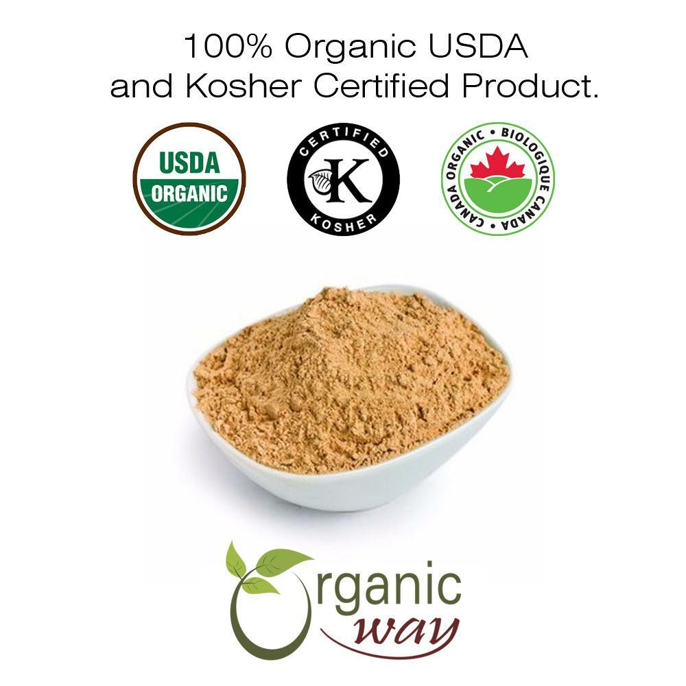 Organic Way Dandelion Root Powder - Herbal Tea| Organic, Kosher & USDA Certified gallery