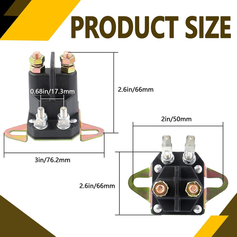 117-1197 Starter Solenoid Compatible with Toro Exmark Timecutter Ss4225 Ss4235 S gallery