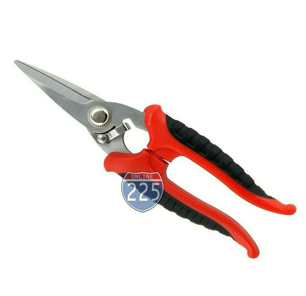 8" PRO Multi-Functional Stainless-Steel Shears One Serrated Blade gallery
