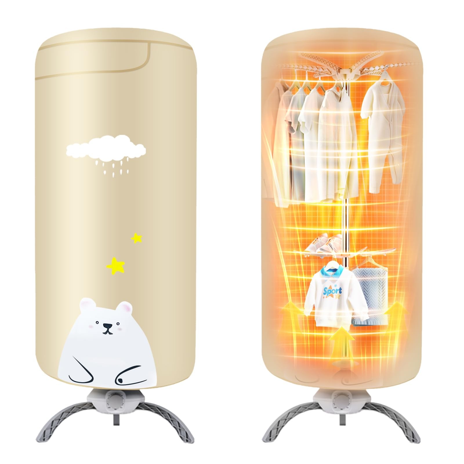 ** NEW Portable Clothes Dryer | 900W Fast Heat | Large Capacity | Compact Design gallery