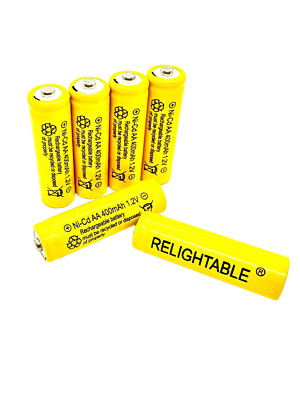 8-PCS AA Rechargeable Batteries NiCd 400mAh 1.2v Garden Solar Ni-Cd Light LED F8 gallery