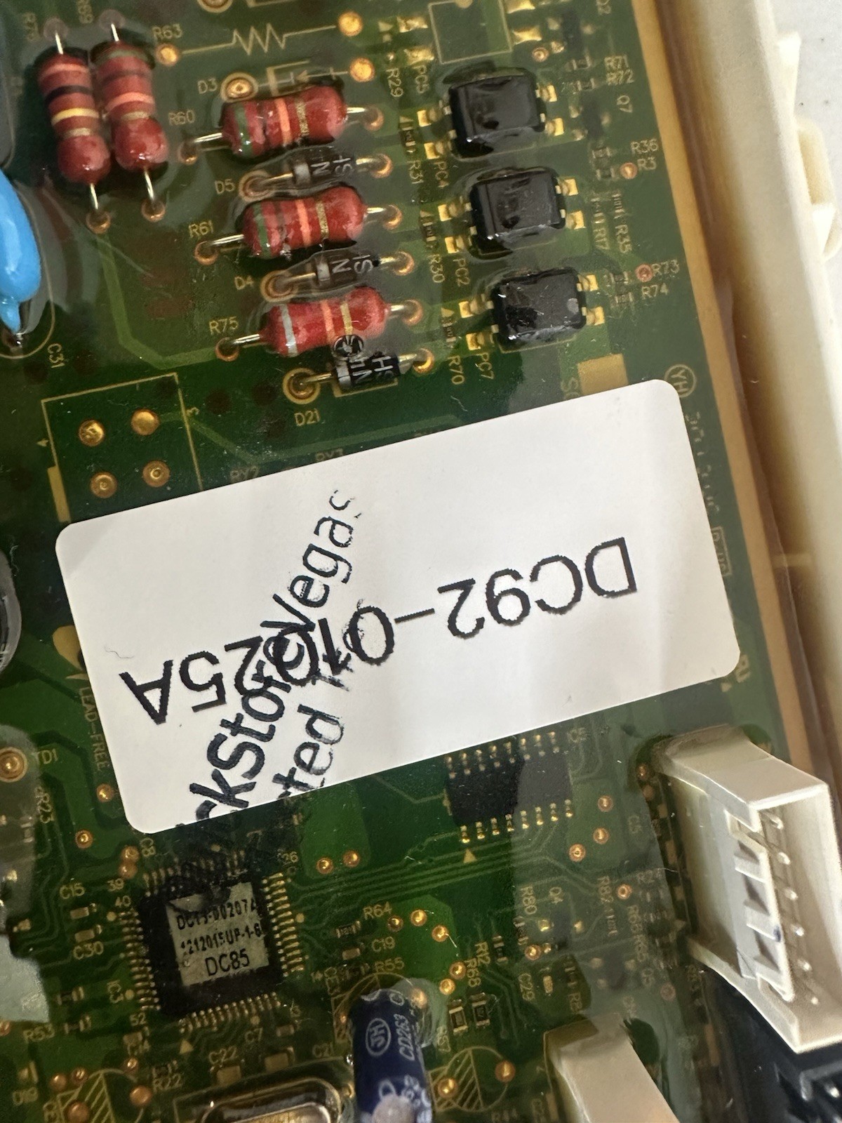 Samsung OEM Dryer Main Control Board DC92-01025A DC61-01208A gallery