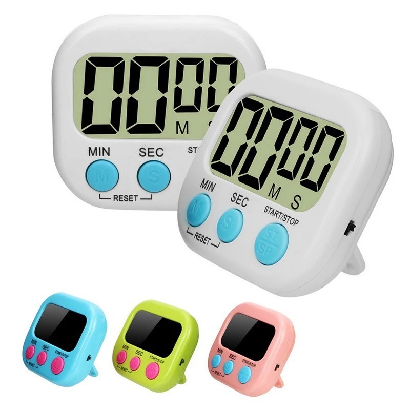 Digital Kitchen Timer Magnetic Countdown Alarm Clock Stopwatch Cooking Study gallery