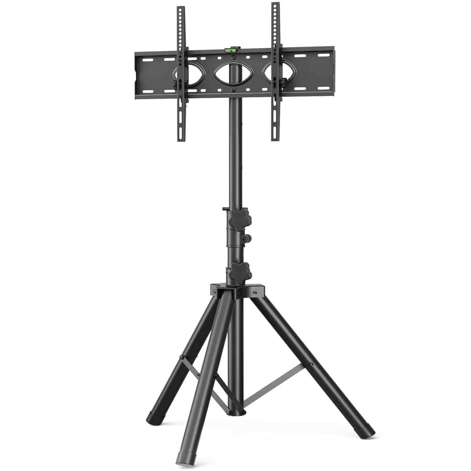 Modern Portable Tripod TV Stand with Swivel & Tilt Mount for 32-75 inch Flat TVs gallery
