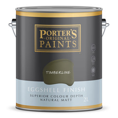 Porter’s 2L Timberline Eggshell Finish Broadwall Washable Paint