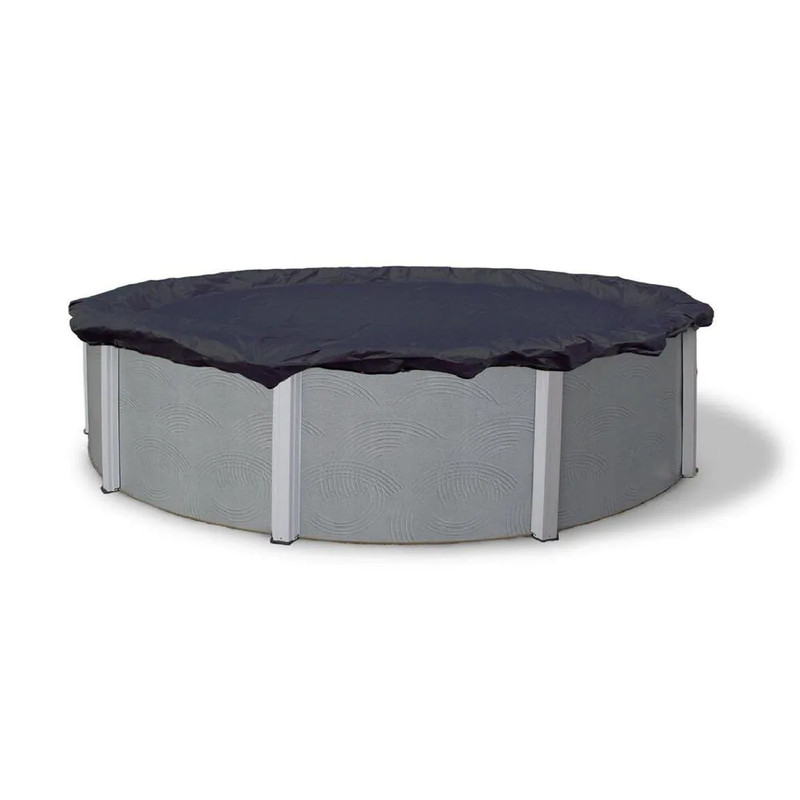 Above Ground Pool Cover Winter 18 Ft Round Blue Swimming Autumn Thick Heavy Duty gallery