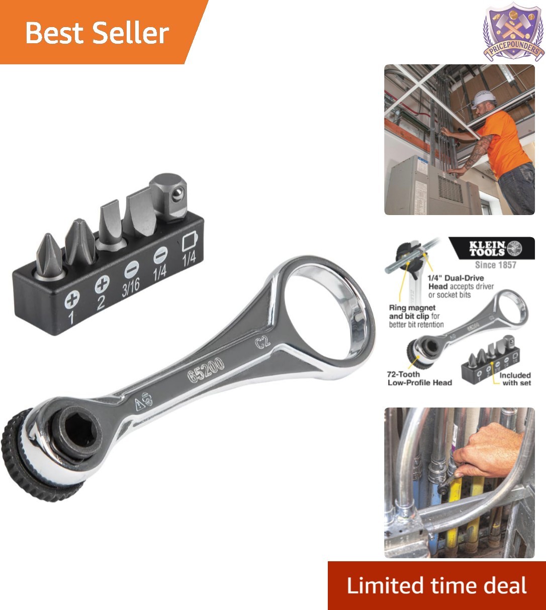Mini Ratchet Set 5-Piece Alloy Steel Compact Tool for Tight Spaces gallery