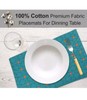 Ruvanti Placemats for Dinning Table. 100% Cotton 13x19 Placemats Set of 12 gallery