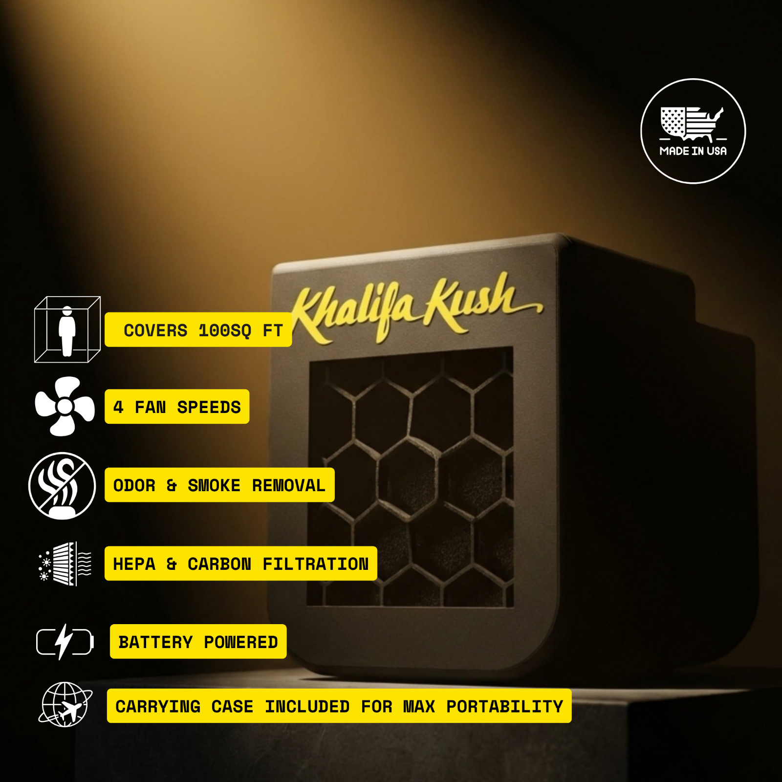 Khalifa Kush Portable Air Purifier Kit gallery