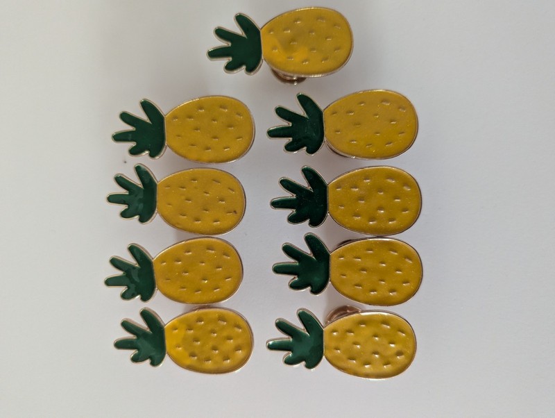 Pineapple Shaped Metal Drawer Knobs Set of 9 gallery
