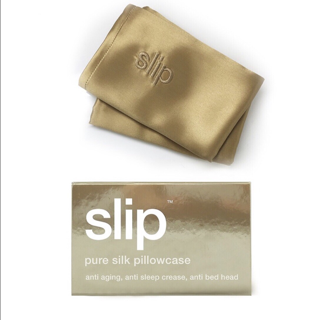 Slip Pure Silk Pillowcase Queen Size Gold gallery
