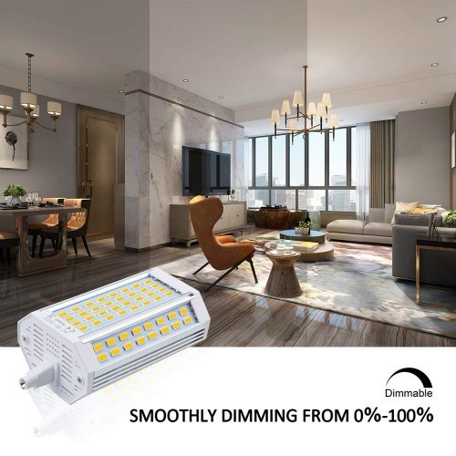 R7S LED 118mm Dimmable Bulb 30W Ceiling Light 110-130V Double Ended J Type gallery