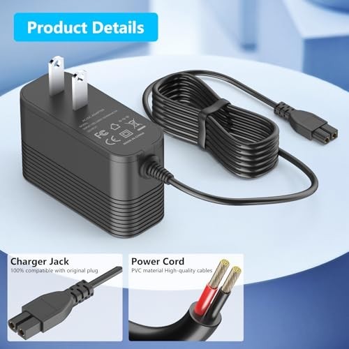 Charger for Robotic Pool Cleaner Compatible with C2 Vision A/B Cordless Vacuum A gallery