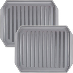 2 Pieces Microwave Bacon Tray Microwave Bacon Cooker Grill Rack Piratica