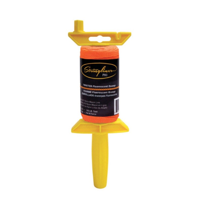Stringliner Nylon/Polyester Orange Twisted Mason Line and Reel 165 lbs. Capacity gallery