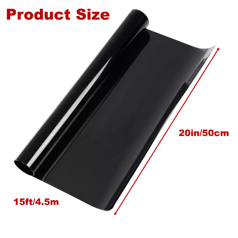 15% VLT Nano Ceramic Window Tint 20" 40" Wide Any Size Home Car Office 95% IRR gallery