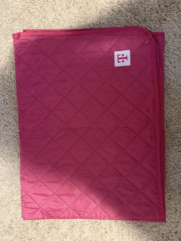 Pink Quilted Blanket Throw, Rectangular Shape, Standard Size, No Closure gallery