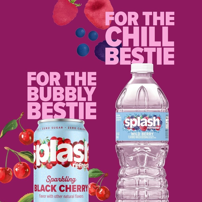 Wild Berry Flavored Water - 6-Pack 16.9 Fl Oz Bottles, Zero Sugar & Electrolytes gallery
