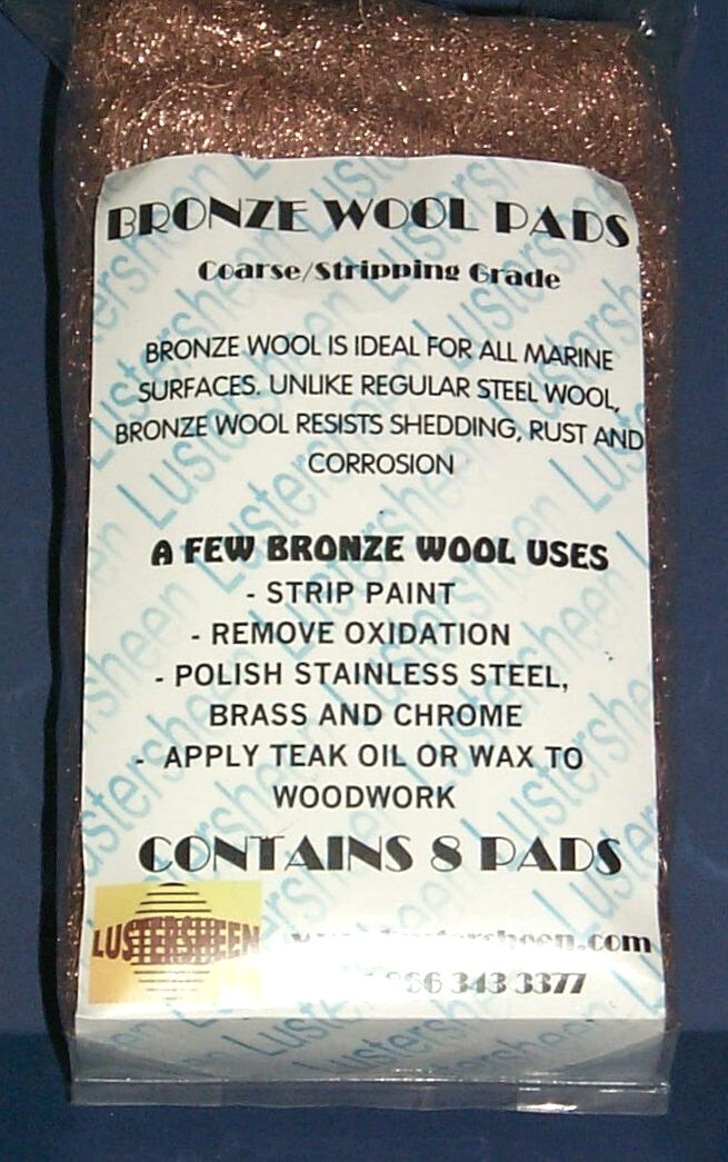 One or More Lustersheen 8 Pad Pack Bronze Wool~Choose Coarse, Medium or Fine gallery