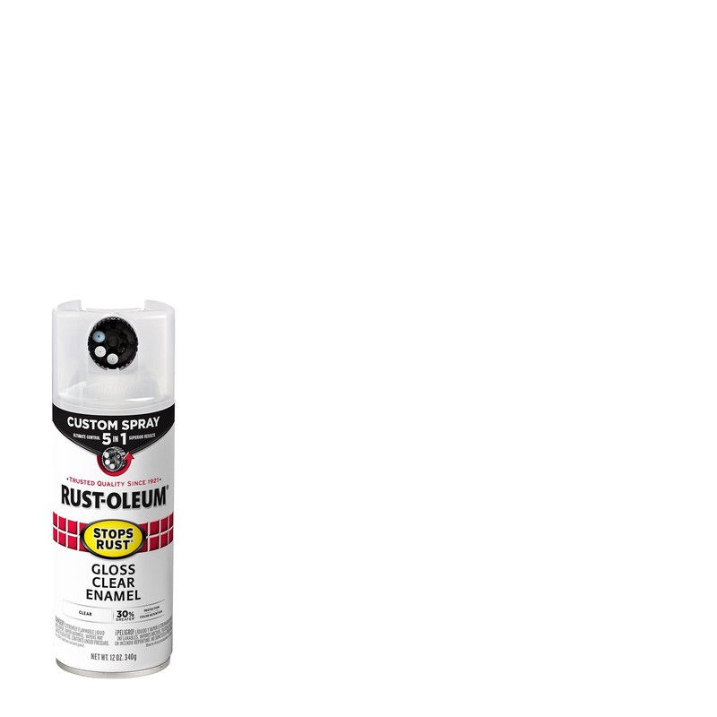Rust-Oleum Stops Rust Spray 5-in-1 Gloss Clear Spray Paint 12 oz (Case of 6) gallery