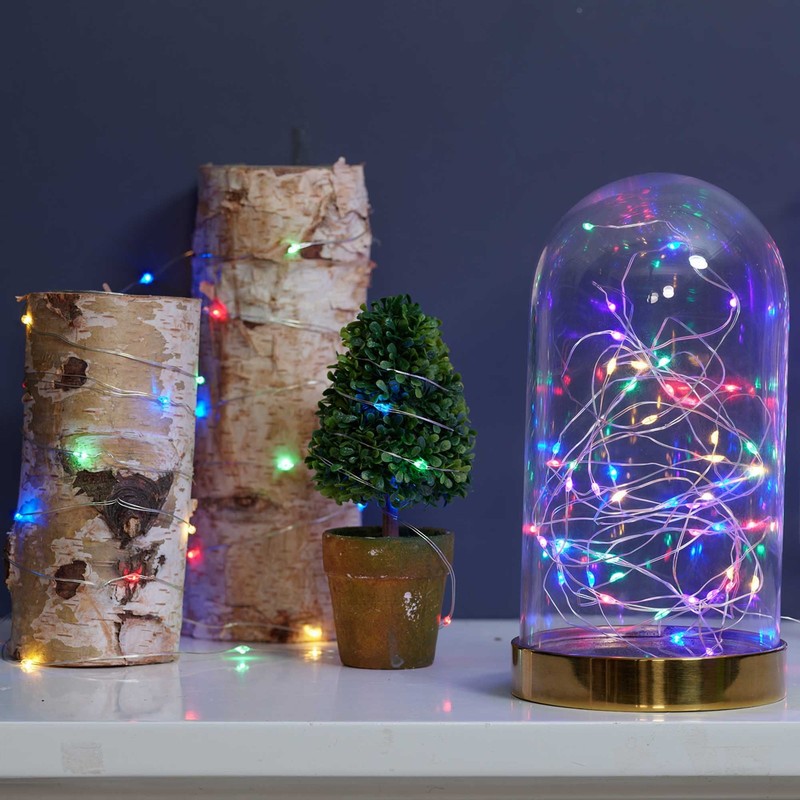 50-Count LED Multi-Color Wire Lights, with 8 Lighting Modes gallery