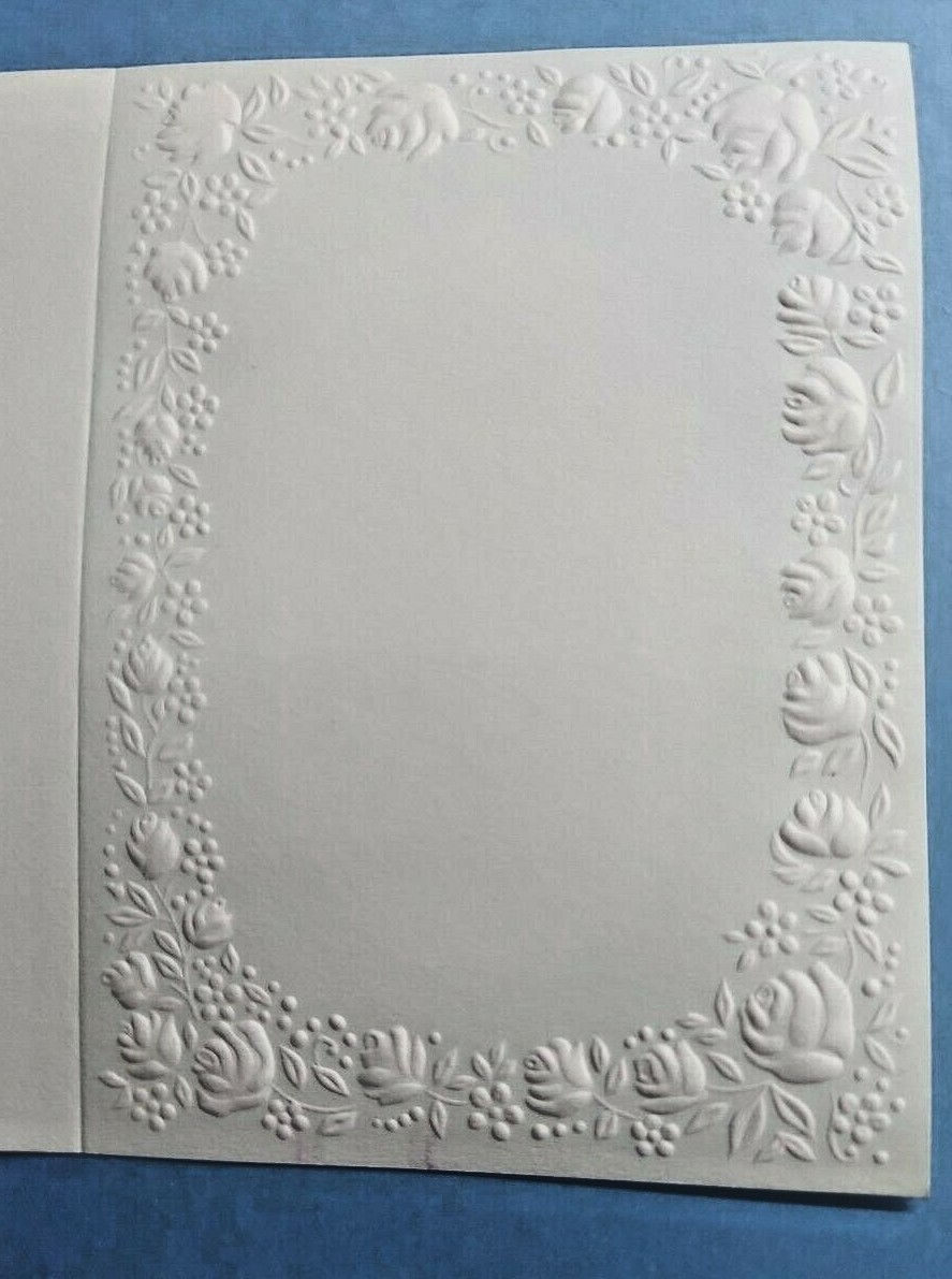 VINTAGE Sculpture Embossed Stationery Set Of 50 Sheets 7 3/8" wide x 5 1/8 high gallery