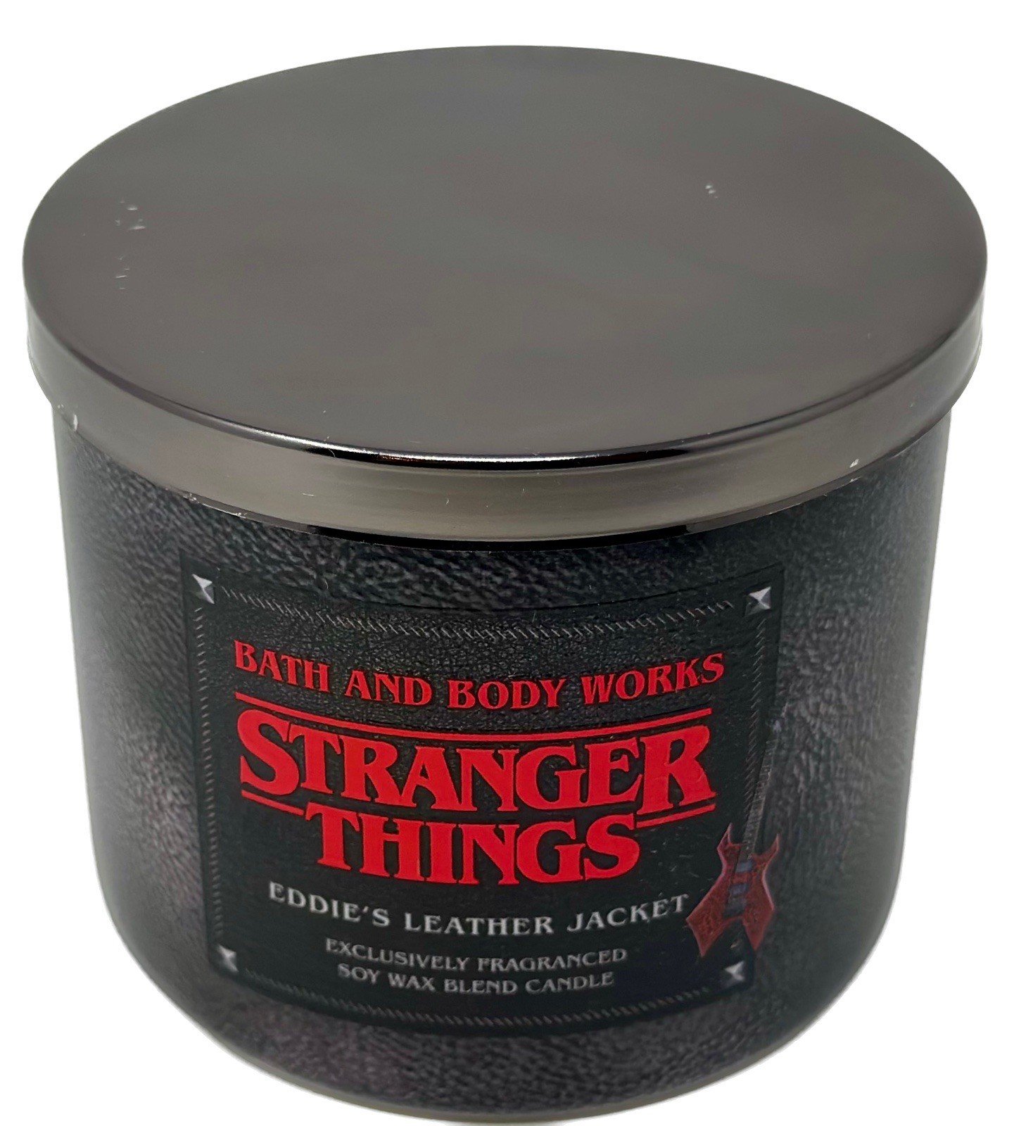 Bath & Body Works Stranger Things Eddie Leather Jacket Candle 22oz 3-wick gallery