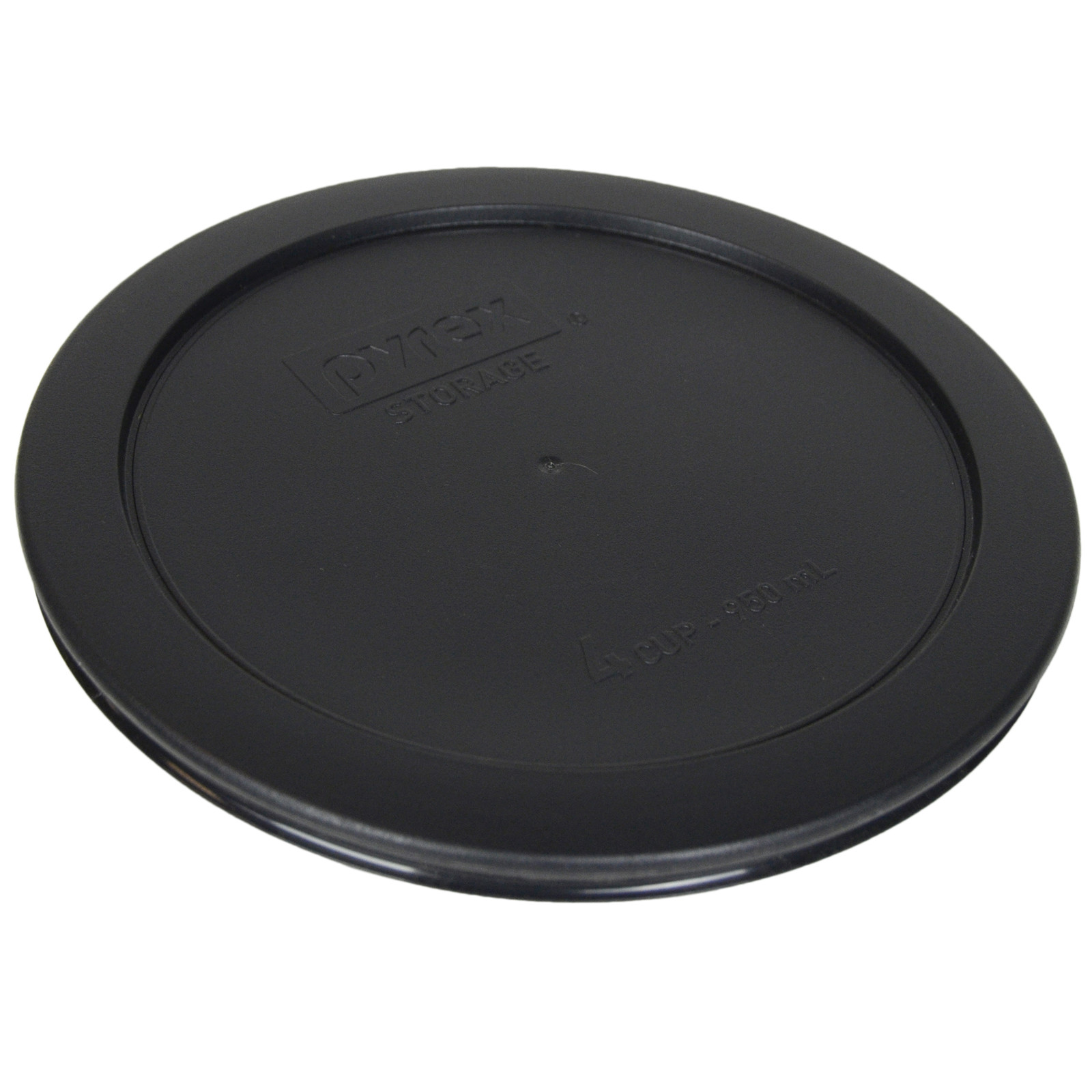 Pyrex 7201-PC 6" Black Plastic Storage Cover Lid 2 Pack New for 4 Cup Glass Bowl gallery