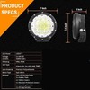 7-Inch 32000LM LED Offroad Lights 2pc 210W IP68 Amber W/ Harness Truck ATV UTV gallery
