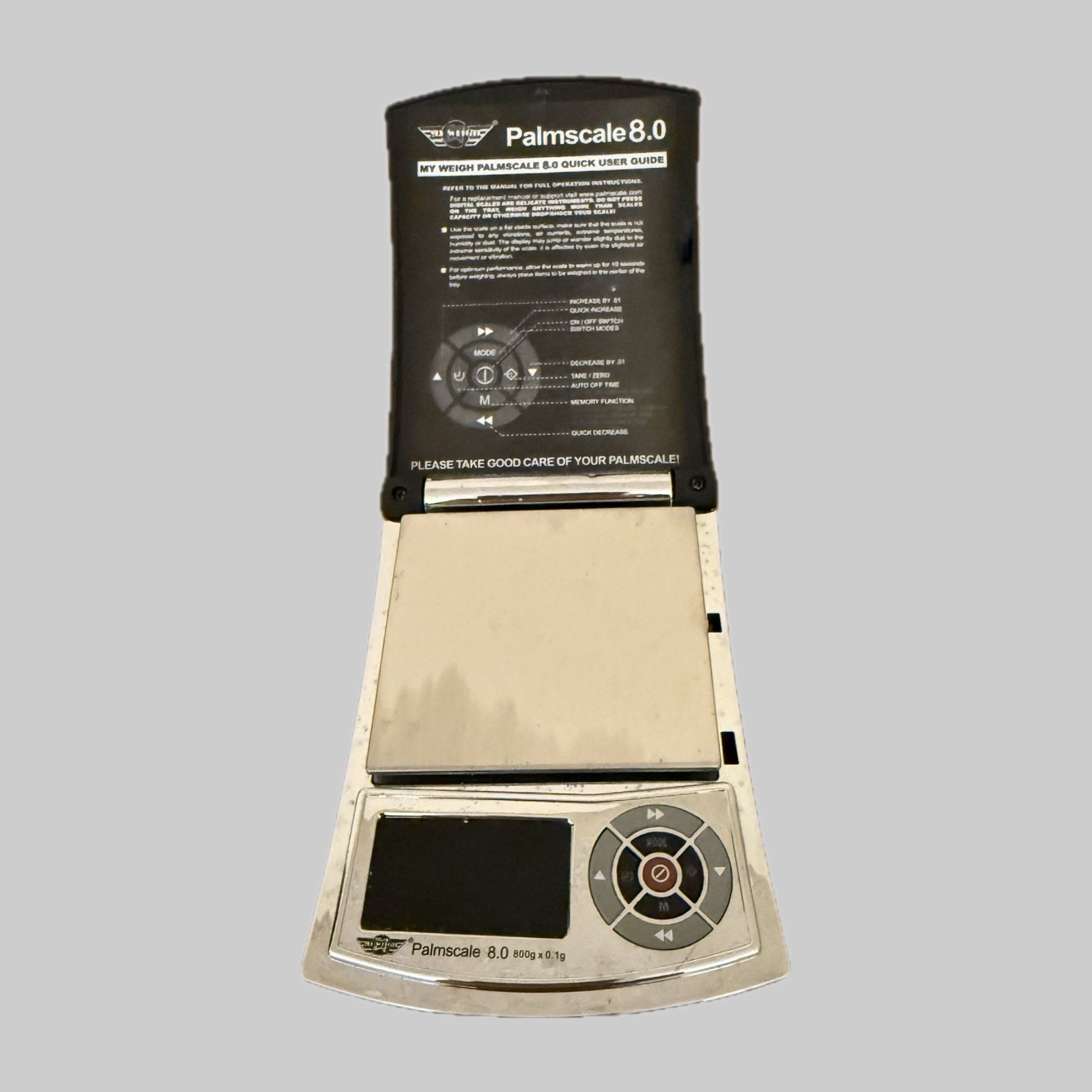 MYWEIGH PALMSCALE 8.0 DIGITAL SCALE 800g x 0.1g Capacity 7 weigh modes gallery