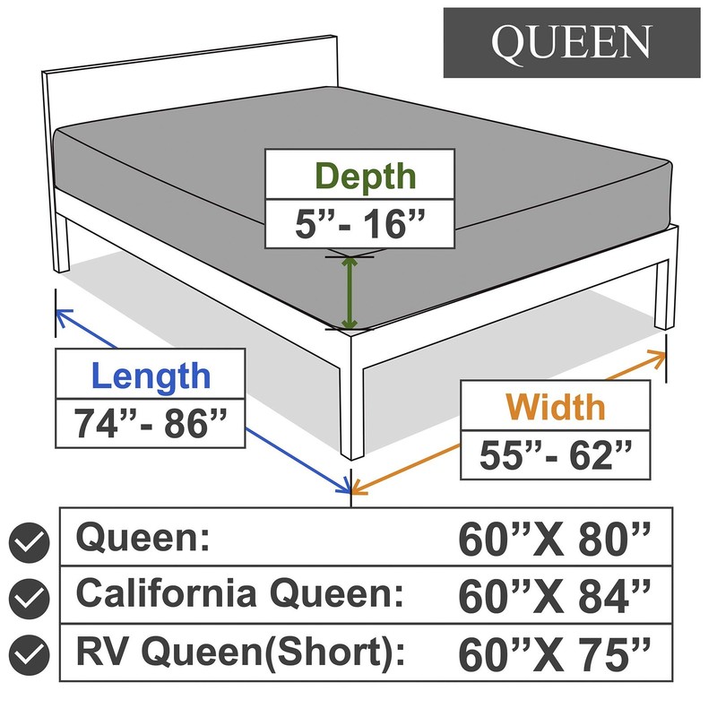 Stretch Queen Fitted Sheet Only - Jersey Knit Soft Cozy T-Shirt Like, 4-Way ... gallery