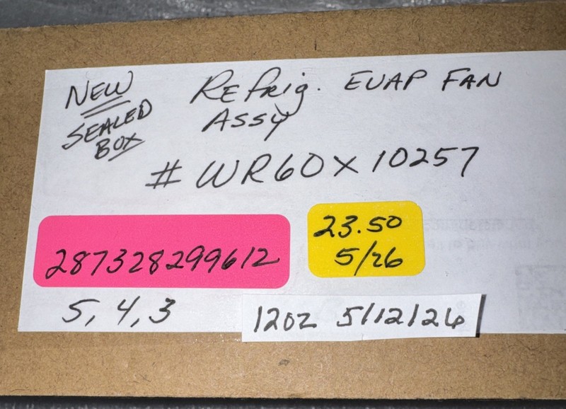 Evaporator Fan Motor Compatible with GE Refrigerator WR60X10257 Sealed 📦 gallery
