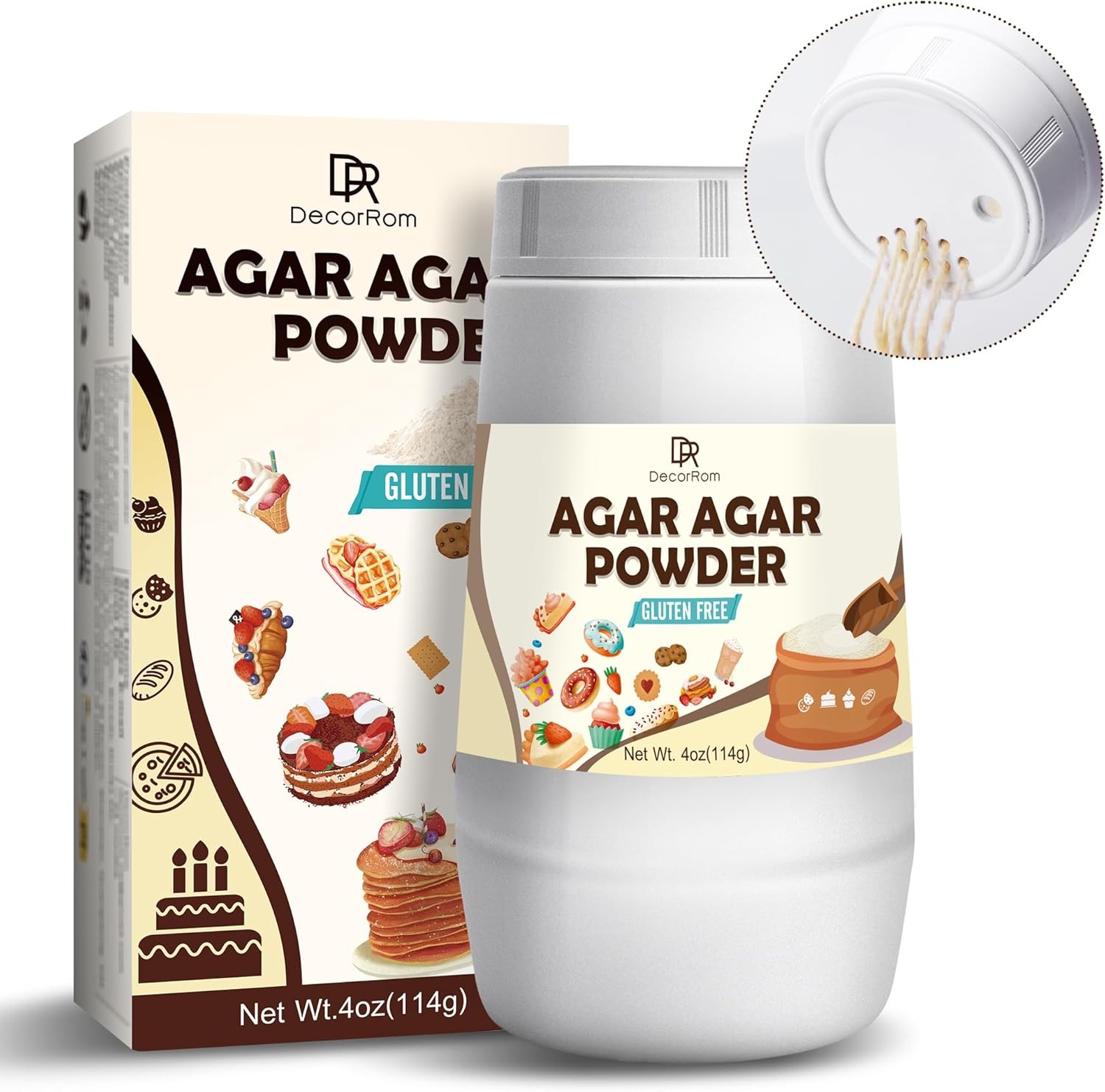 Agar Agar Powder 4oz - Vegan Gelatin Substitute, 100% Pure Agar Thickening Agent gallery