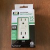 EZ ELECTRICAL SELF TESTING GFIC OUTLET 15 AMP 125V AC 60HZ WHITE 62167 NIB gallery
