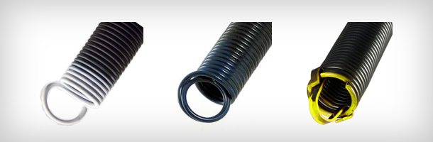 Garage Door Extension Spring (Pair) - 7ft Tall Door 25-42 Double Loop High Cycle gallery
