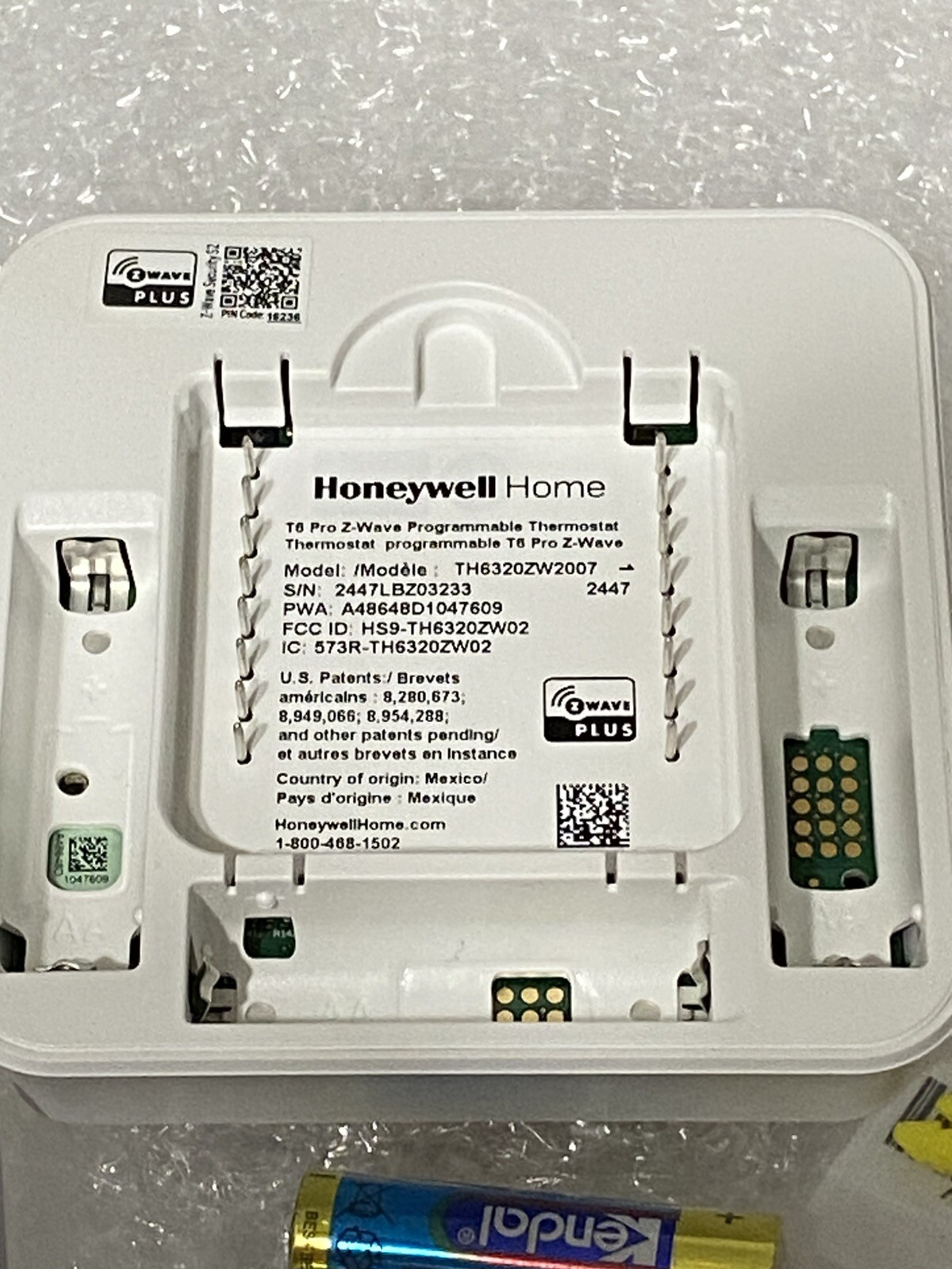 Honeywell T6 Pro Z-Wave SmartStart Programmable Thermostat (TH6320ZW2007) gallery