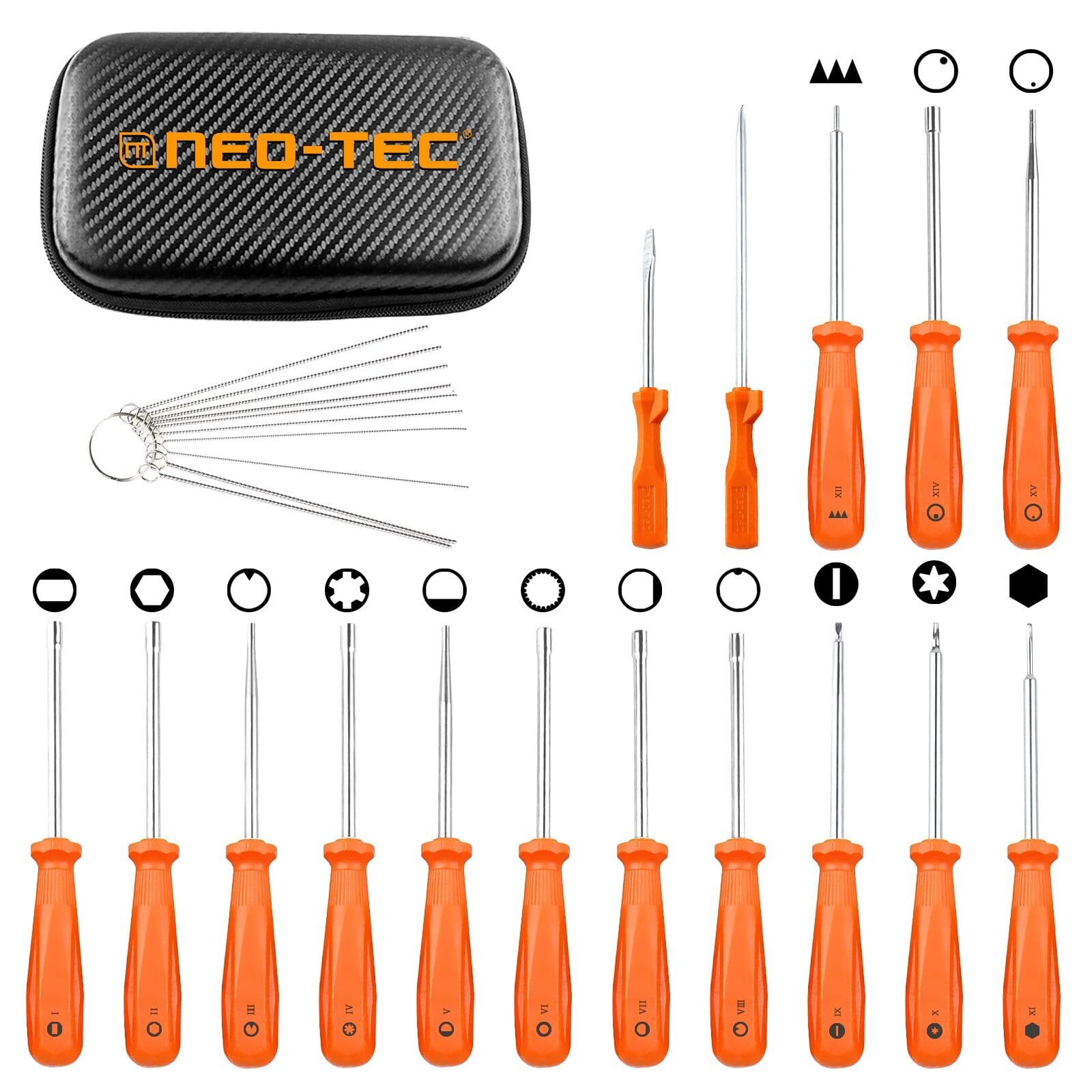 16 Pcs Carburetor Adjustment Kit Carb Tune up Adjusting Small Engine + Tool Kit gallery