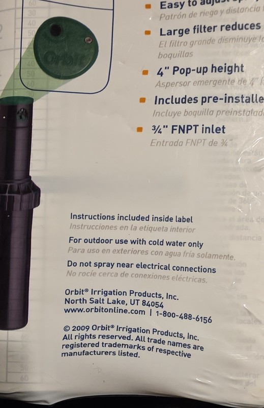 Orbit Voyager 3/4” Female Connect Gear Drive Sprinkler Dual Pack Up to 45' 55461 gallery