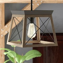 Antique Bronze Dimmable Light Lantern Geometric Chandelier Modern Home Lighting
