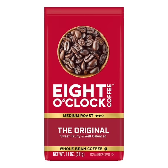 Eight O'Clock Coffee Original Whole Bean Medium Roast Arabica Coffee 11 oz gallery