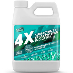 32Oz 4X Spray Pattern Indicator Dye + Surfactant, Makes 32 Gallons of Wetting Ag