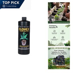 Clone Solution Liquid Nutrient for Seedlings & Clones 1 Quart Plant Rooting &…