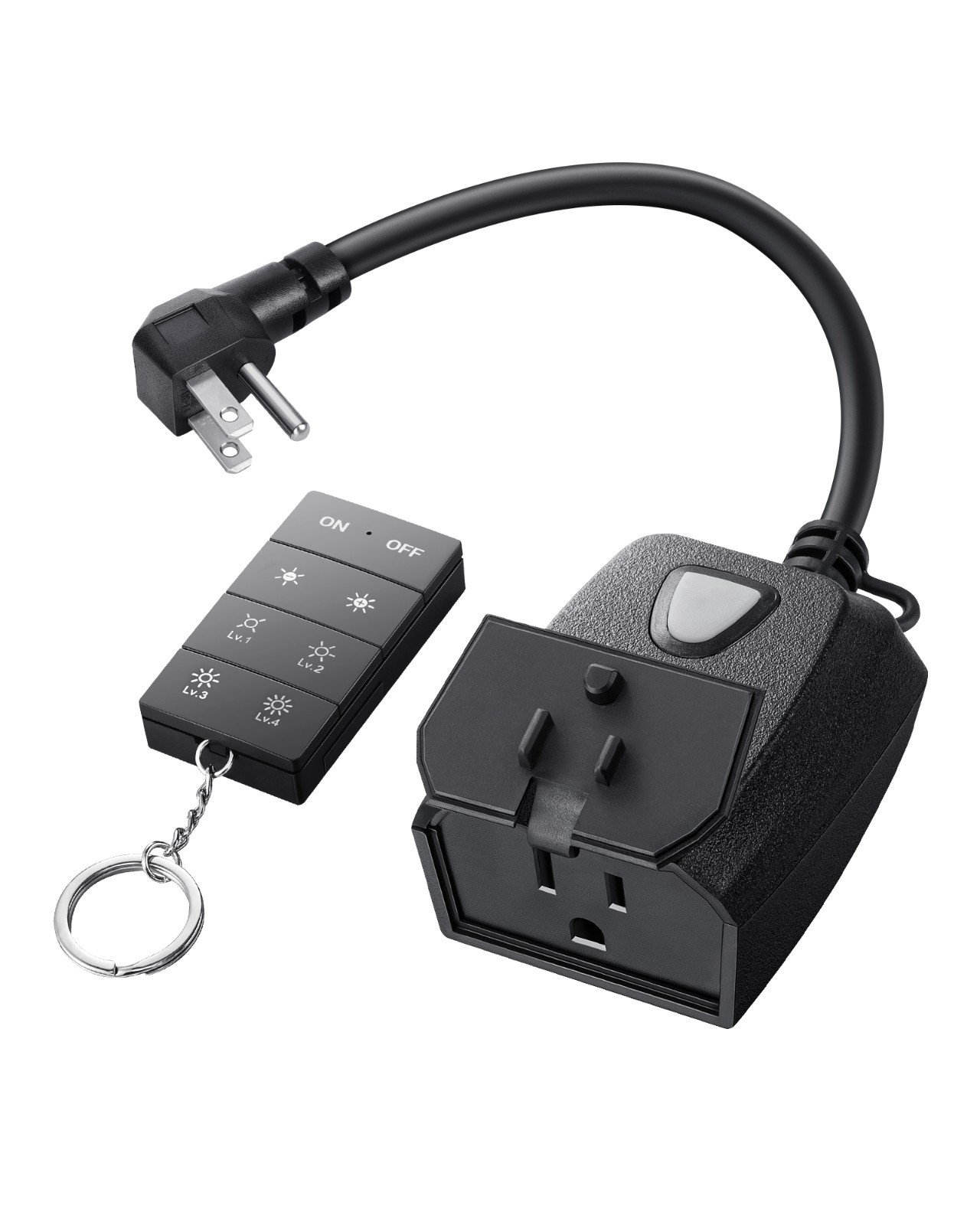 DEWENWILS Outdoor Dimmer for String Lights Remote Control 100FT IP44 Waterproof gallery