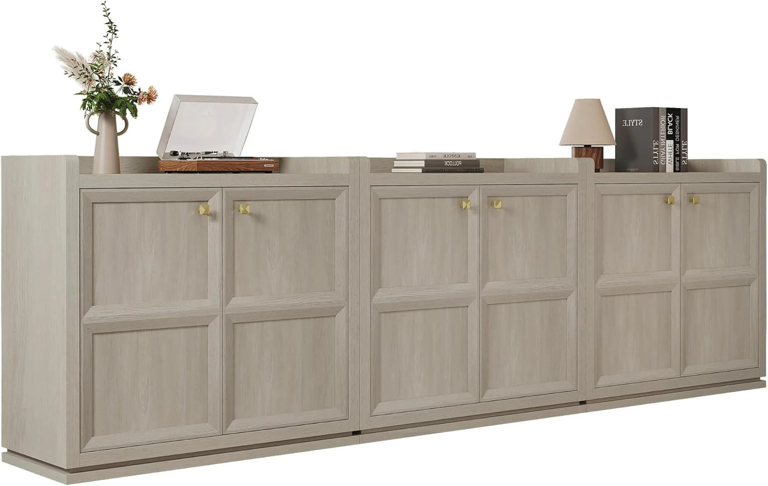 Buffet Cabinet with Storage 101" Sideboard Accent Storage Cabinet for Bedroom gallery