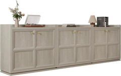 Buffet Cabinet with Storage 101″ Sideboard Accent Storage Cabinet for Bedroom
