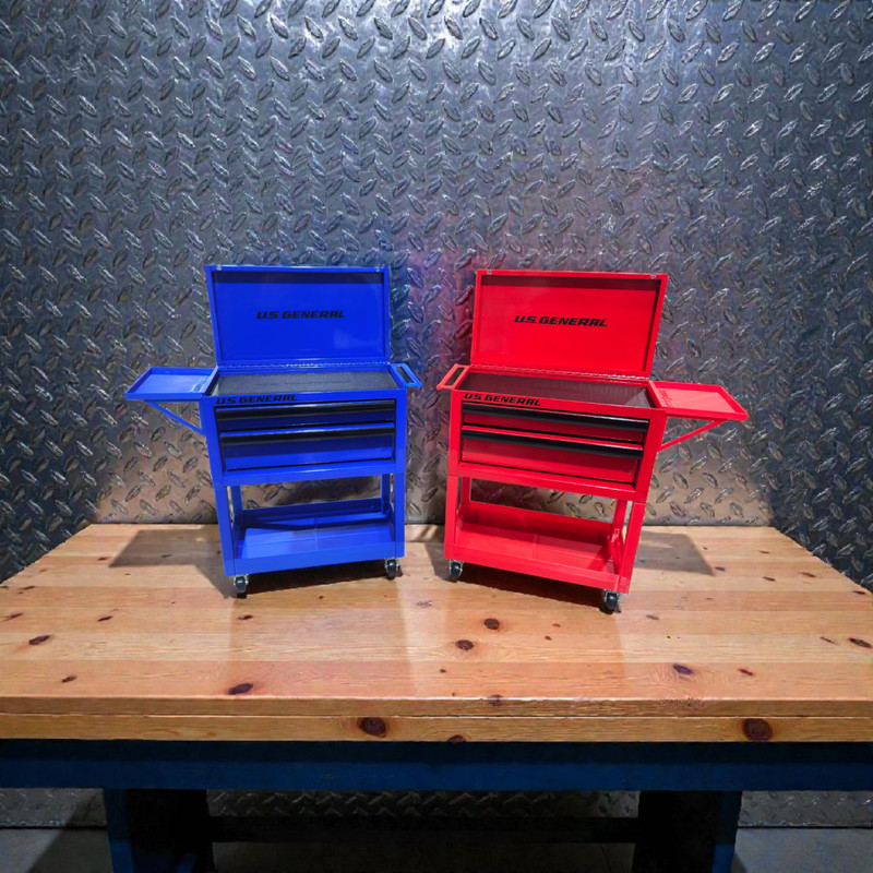 Mini Roll Cart, Side Tray & Handle Combo for US General Mini Tool Boxes gallery