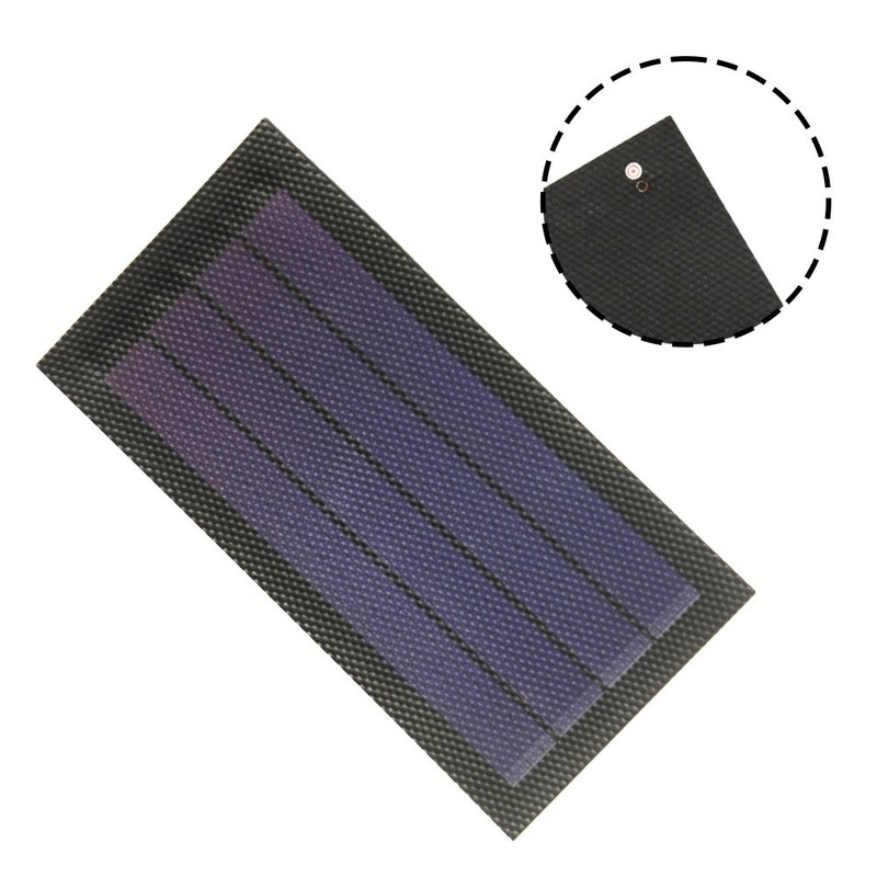 Flexible Amorphous Silicon Solar Panel 1W 6V for Camping and Outdoor Use gallery