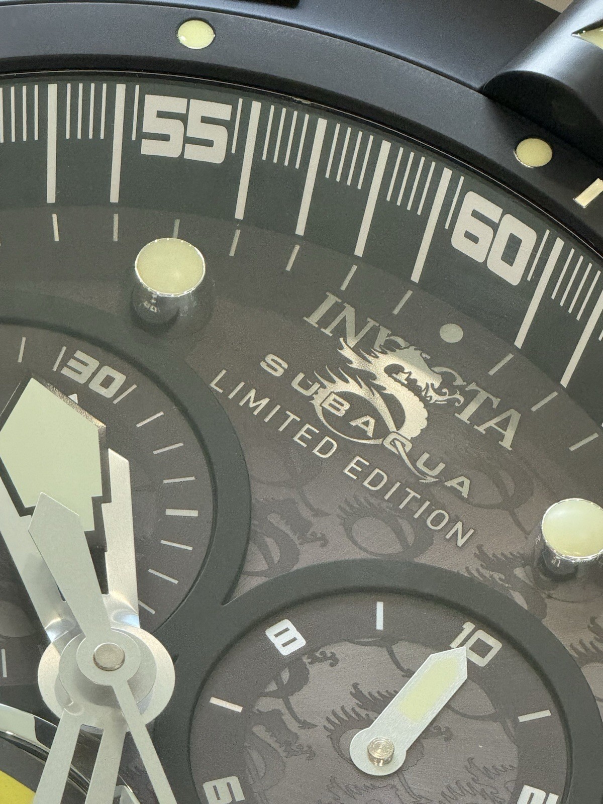 NEW INVICTA DC BATMAN BLACK 19 Inches Subaqua Style Wall Clock !! gallery