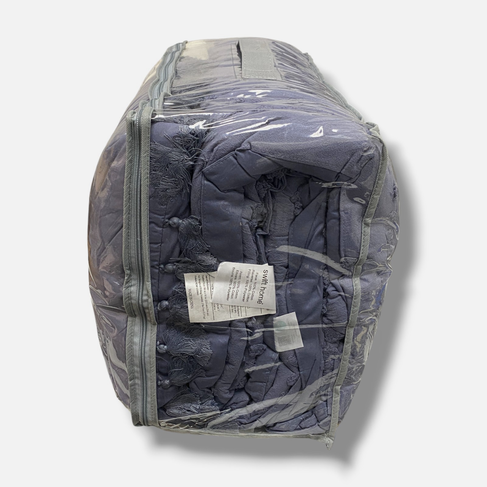 Swift Home Blue Magnificent Marilla Dot 5-Piece Comforter Set, Full/Queen gallery